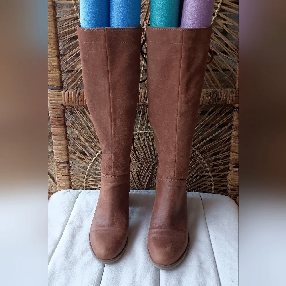 Timberland Women's Tan Over the Knee Boots_9